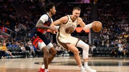 [腾讯原声集锦]🏀勇士3人20+胜奇才迎3连胜 铂金28+8 桑托斯27分 莱利22+5+5