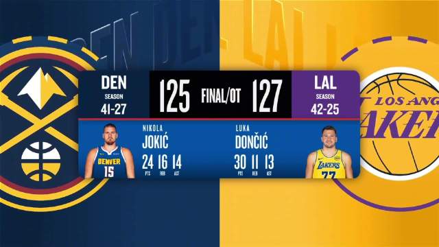03月15日NBA常规赛 掘金 - 湖人 全场录像