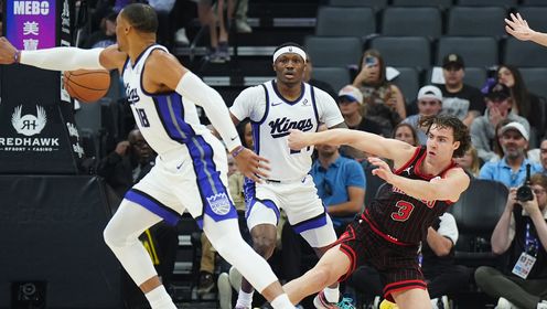 [腾讯全场集锦]🏀国王击退公牛 威少&吉迪各砍三双 塞克斯顿生涯新高7记三分